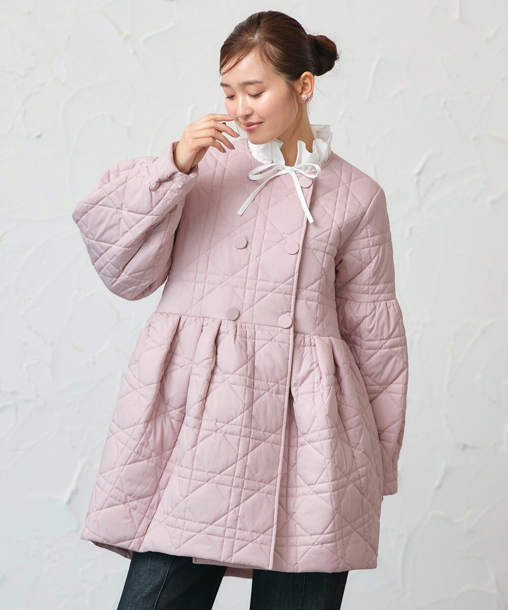 選べるサイズM-L】ナイロンタフタ ミドル丈ダウンコート | オフオン