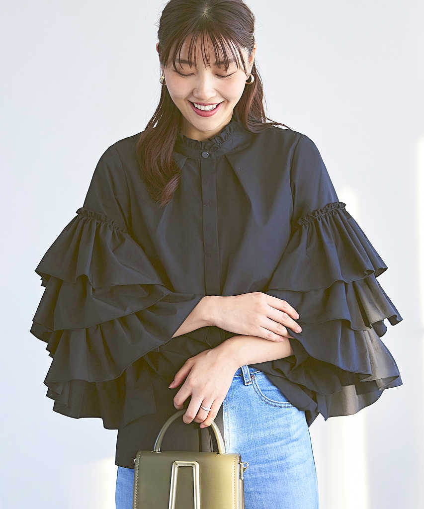 オーガンジーレース デザインブラウス | ルイルエブティック(RUIRUE