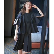 【洗える】ミッドサマーパンツセットアップ