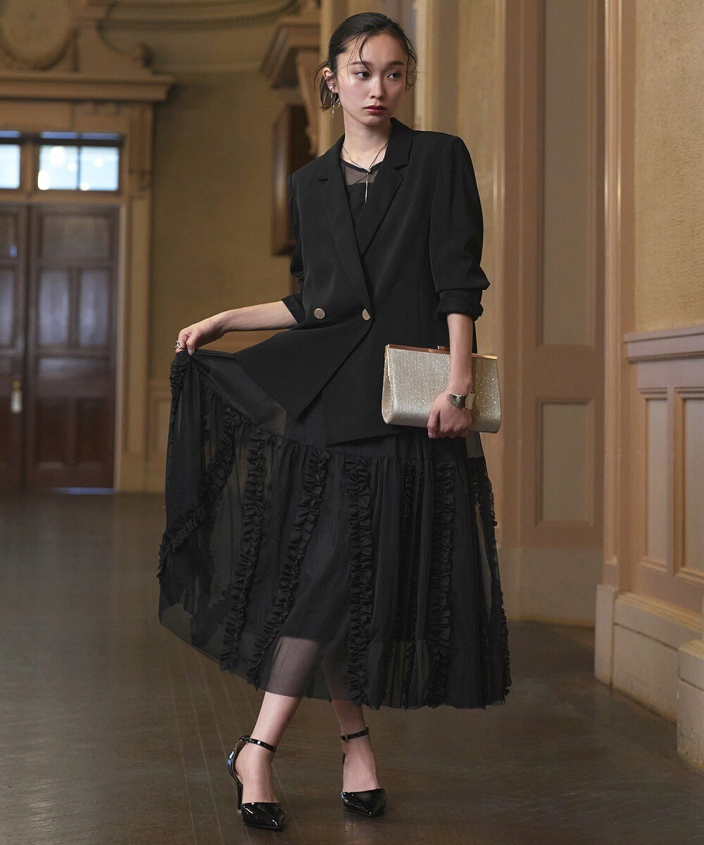 最終価格！新品未使用　ルイエブティック　コンビワンピース　ブラック×オフ　LL 楽天市場】【10%OFFクーポン対象商品】レディース ワンピース 結婚式