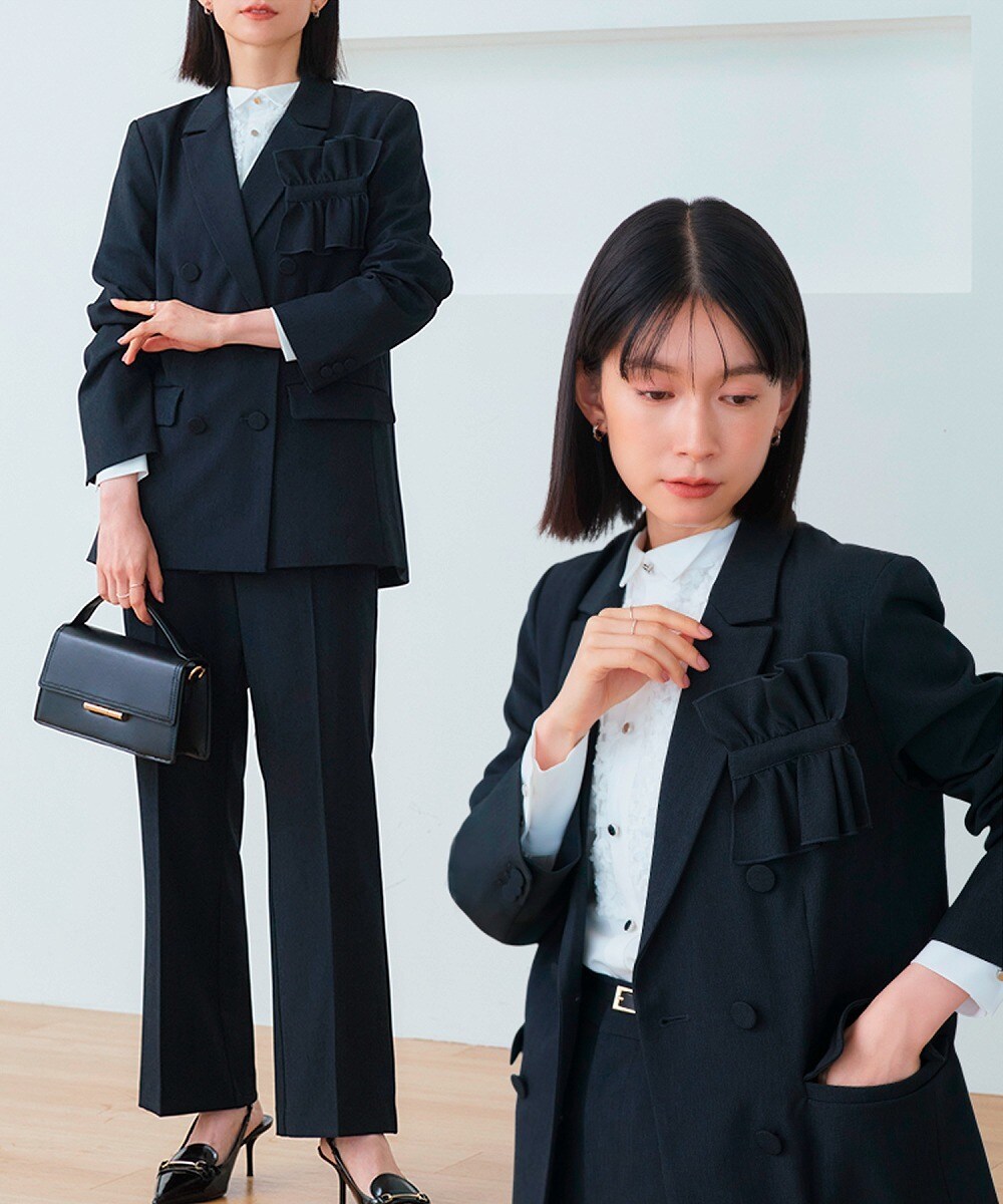 フレアスリーブジャケット＆オールインワンスーツ | ルイルエ