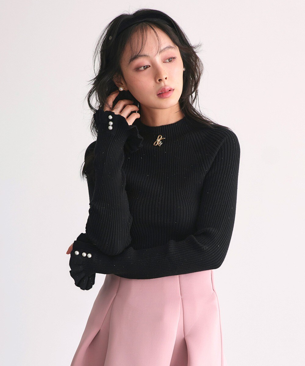 [�}���C]�y�􂦂�z�����j�b�g�t�������p�[��RIB�j�b�g/���C���G�u�e�B�b�N�iRUIRUE BOUTIQUE�j �u���b�N