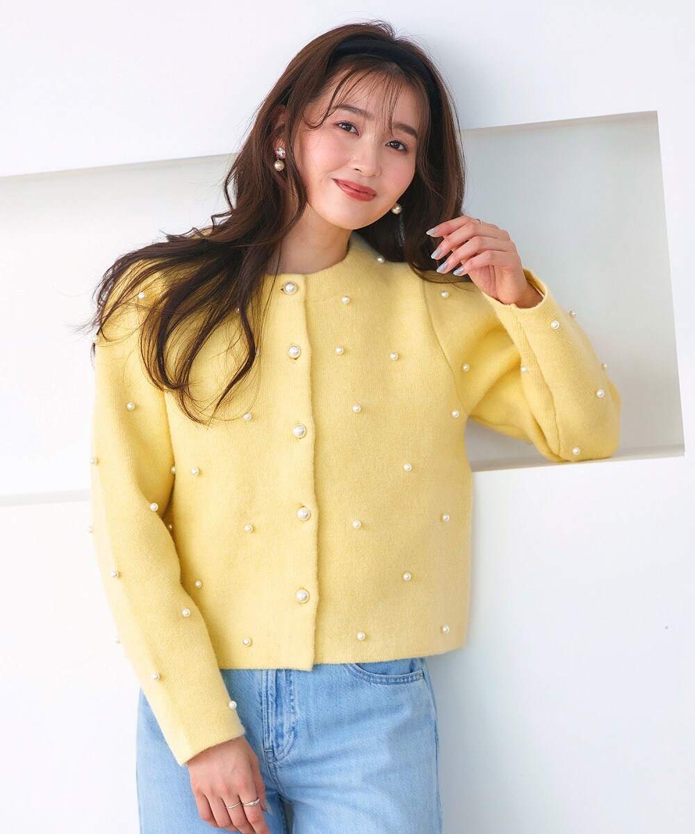 綿×裏暖プレーティングカーディガン〈バニラ女神〉【スクール】【学生