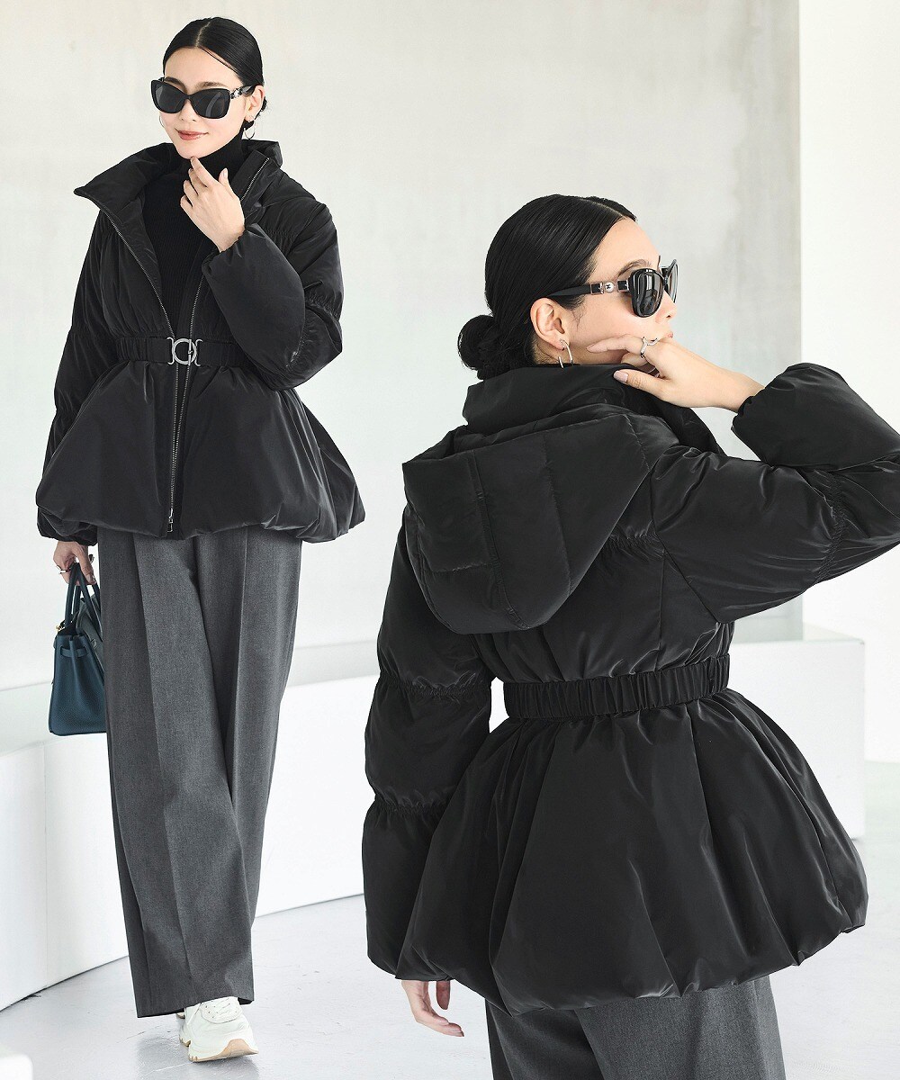 エニシス anysis 洗える リバーシブル ダウン ロング コート ファー 撥水・洗える】リッチファーフードロング ダウン / ANY SIS