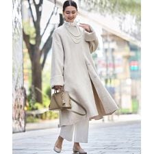 ルイルエブティック(RUIRUE BOUTIQUE)のウールリバーハンドステッチコート