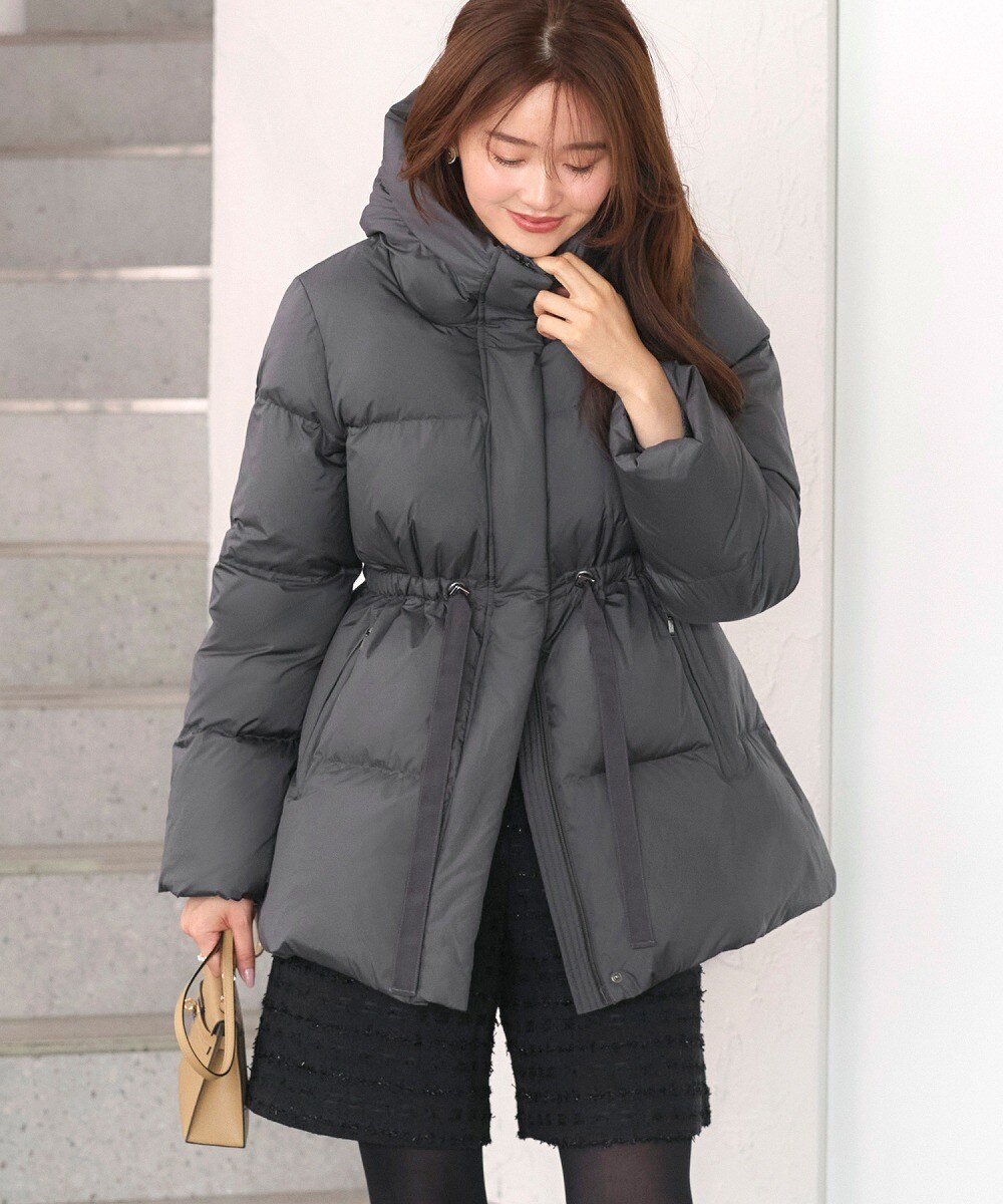 予約商品】【NU×NISHIKAWA】西川ダウン/FOXファーショートダウン