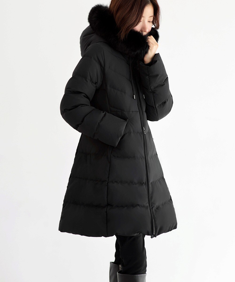 FOXファー付きロングダウン | ウィルセレクション(WILLSELLECTION