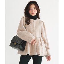 ルイルエブティック(RUIRUE BOUTIQUE)のテディボアペプラムジャケット