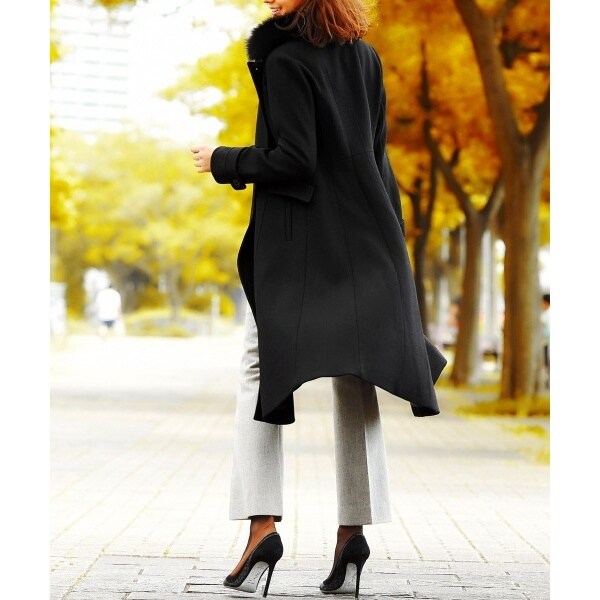 フォックスファーWブレストロングコート | ルイルエブティック(RUIRUE