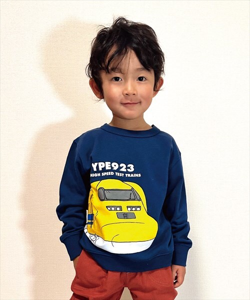 familiar ファミリア　ドクターイエロー　新幹線　トレーナー 110cm familiar ファミリア ドクターイエロー 新幹線 トレーナー 110cm