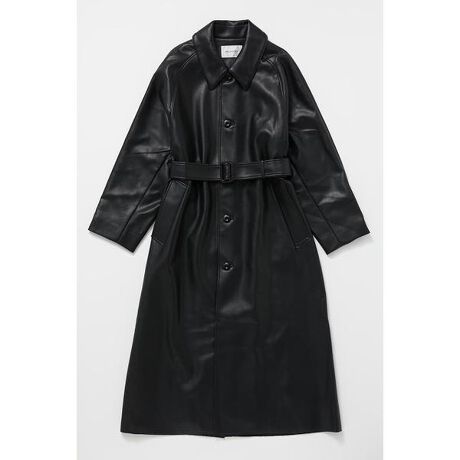 F／LEATHER BAL COLLAR コート | マウジー(MOUSSY) | マルイウェブチャネル 