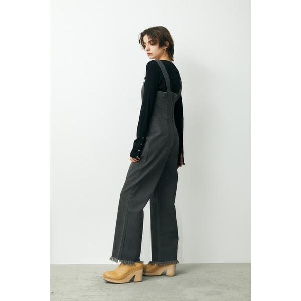 HEM FRINGE オーバーオール[品番：BJLW0019887]｜MOUSSY OUTLET