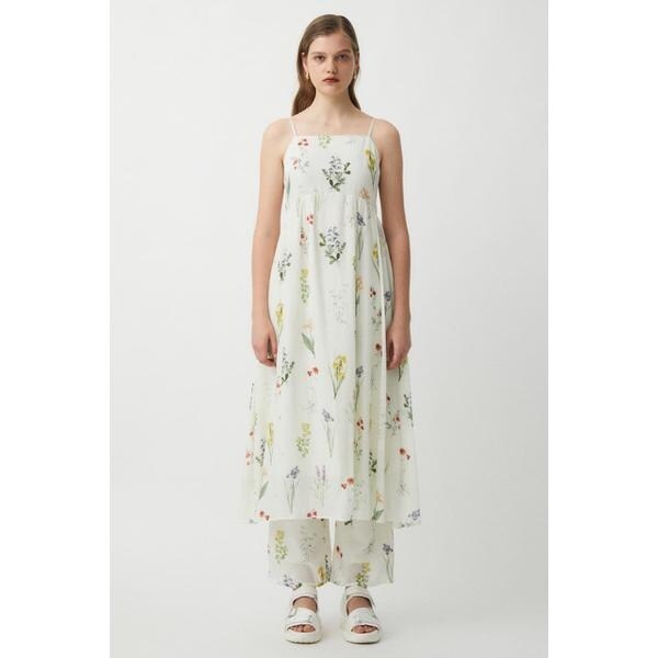 MOUSSY（マウジー）の「BOTANICAL SHEER CAMI ドレス