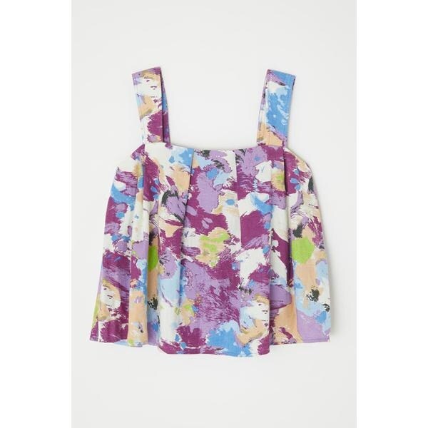 moussy マウジー FLOWER PAINT STRAP セットアップ