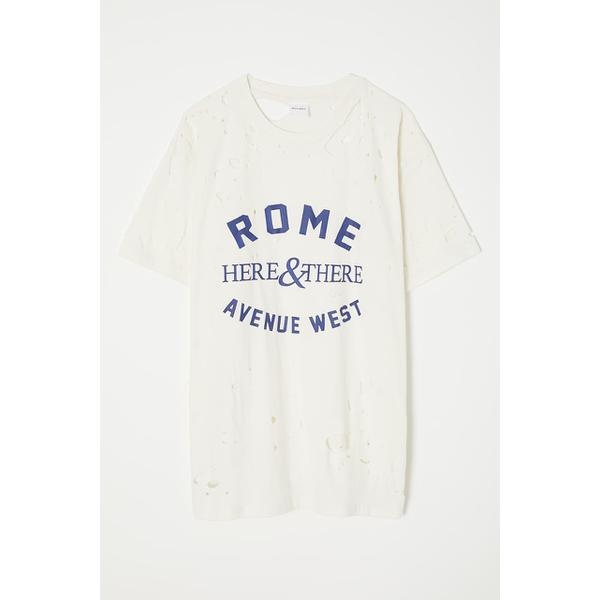 HERE&THERE Tシャツ | マウジー(MOUSSY) | 010EA790-5380