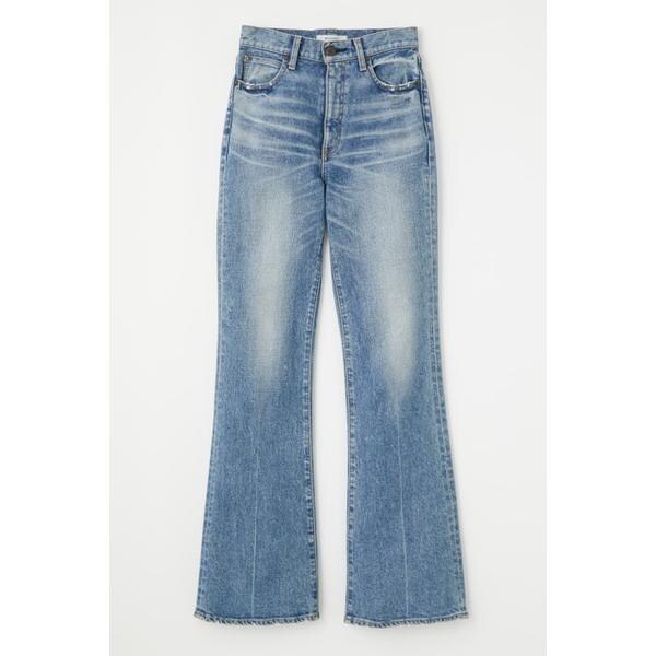 MOUSSY MVS FLARE L マウジー フレアデニム ダメージ加工 27 MOUSSY | MVS L/BLU FLARE (フレア ) |SHEL'TTER WEBSTORE