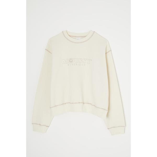 moussy - MOUSSY QUILTING EMBROIDERY プルオーバー♡グレー MOUSSY QUILTING EMBROIDERY プルオーバー | マウジー(MOUSSY
