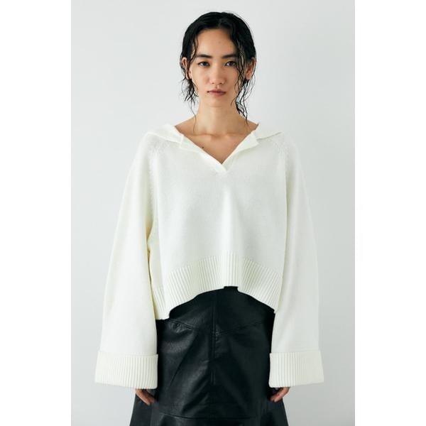SAILOR COLLAR SHORT ニット | マウジー(MOUSSY) | マルイウェブチャネル
