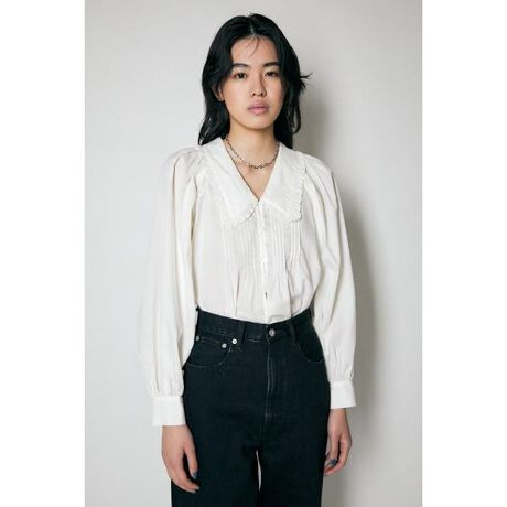 PIN TUCK FRILL ブラウス | マウジー(MOUSSY) | マルイウェブチャネル