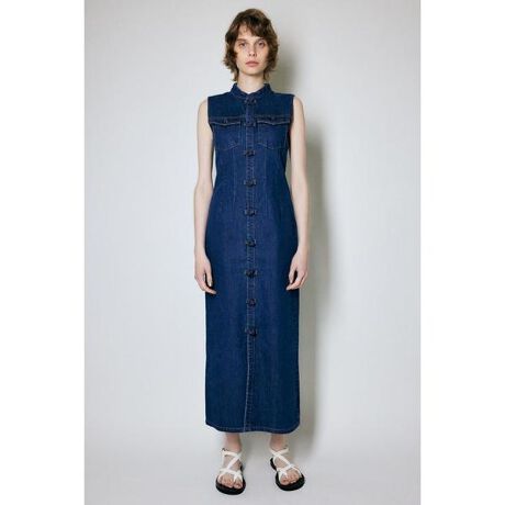 CHINA BUTTON DENIM ドレス | マウジー(MOUSSY) | マルイウェブチャネル