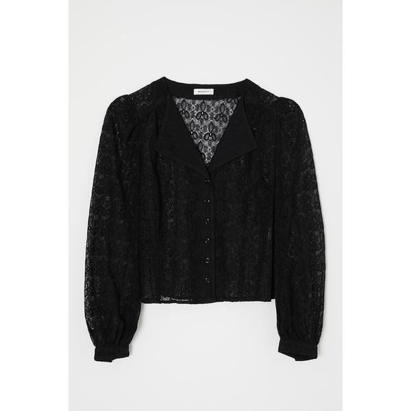 PUFF SHOULDER LACE ブラウス | マウジー(MOUSSY) | 010FAH30-6190