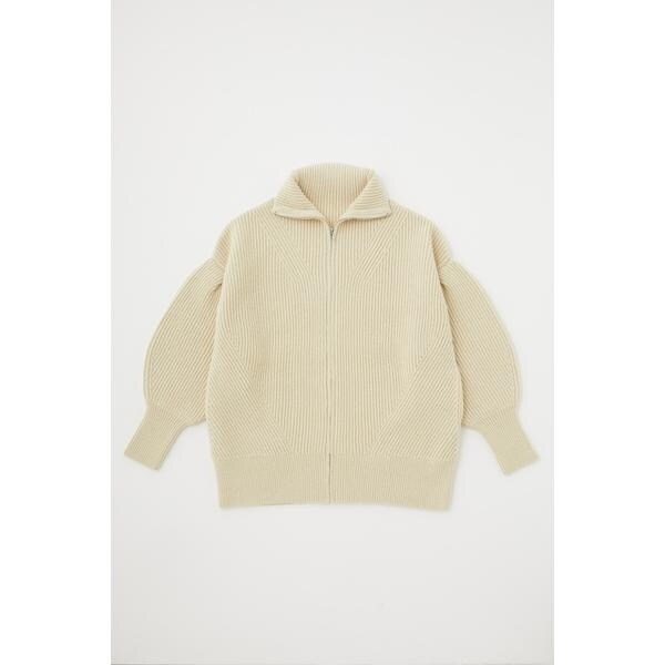 ZIP UP TUCK SLEEVE KNIT ジャケット | マウジー(MOUSSY) | マルイ