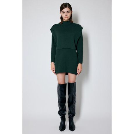 LAYERED MINI ドレス マウジー MOUSSY