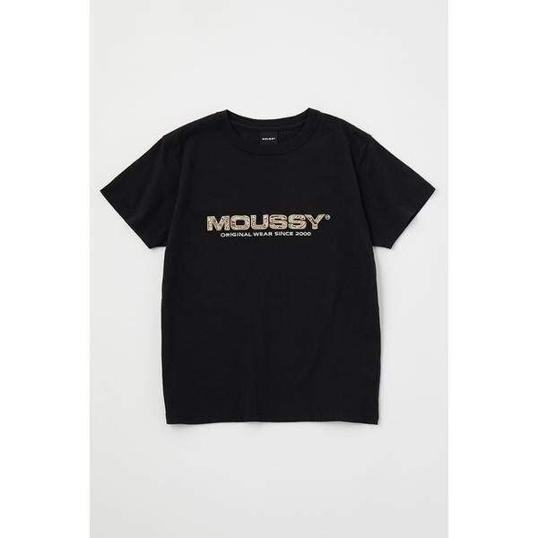 THE BLACK PATCH moussy オーバーサイズTシャツ ブラックアイパッチ×マウジー THE BLACK EYE PATCH×MOUSSY ロゴ