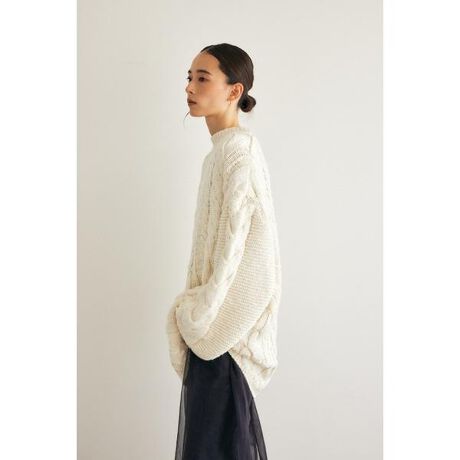 CABLE KNIT チュニック | マウジー(MOUSSY) | マルイウェブチャネル