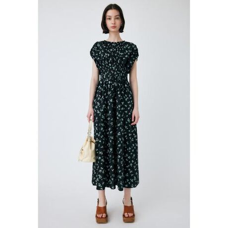 DRAWSTRING FLORAL ドレス | マウジー(MOUSSY) | マルイウェブチャネル