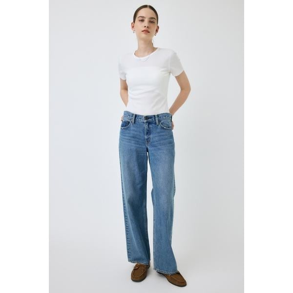 パンツ MOUSSY 90S LOWRISE LOOSE STRAIGHT セール】90S LOWRISE LOOSE STRAIGHT（デニムパンツ）｜MOUSSY