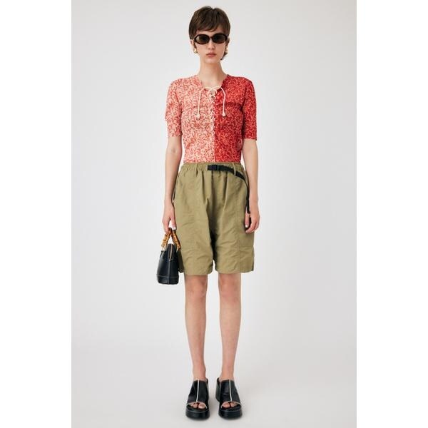 moussy｜ASYMMETRIC COLOR LACE UP トップス | Rakuten Fashion
