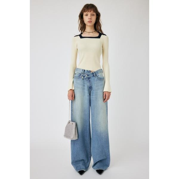 CROSS WAIST WIDE STRAIGHT | マウジー(MOUSSY) | 010GA211-5610 ...