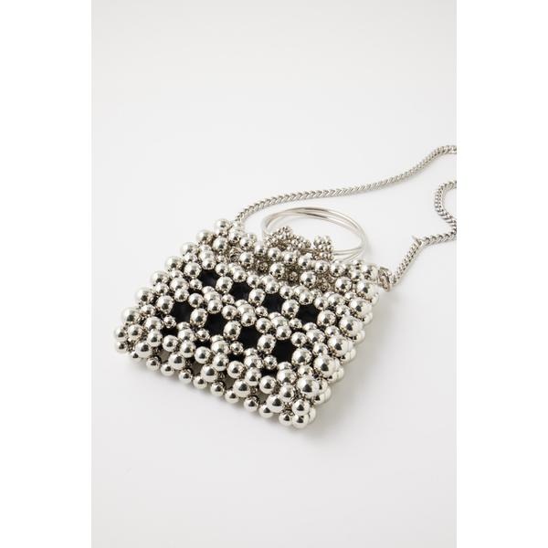 SILVER BEADED MINI バッグ | マウジー(MOUSSY) | 010GA751-5810