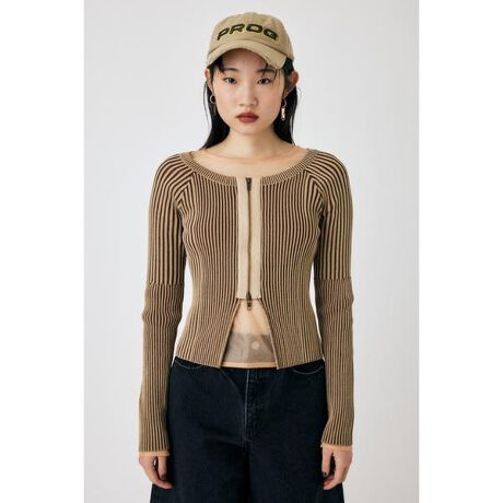 [^ԁF010HSK70-0180]yZIP UP RIB TOPzzFtBbgVGbg̃ujbggbvBOĐ؂ւɂ͂ƂOOngpA~^[CNȈۂɎdグ܂B