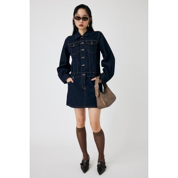 最終値下げ moussy LOW WAIST DENIM MINI ドレス MOUSSY | LOW WAIST DENIM MINI ドレス (ワンピース(ミニ