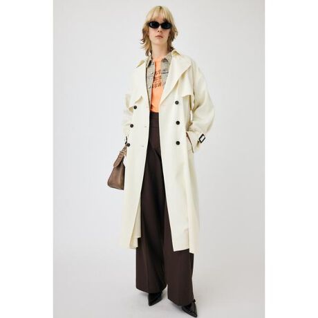 [^ԁF010HSA30-1060]yLOOSE DRAPE TRENCH COATz悢芴EƂƂn̂T[WgpBVɂȂɂh[vôBVvɂ悭x[VbNȃg`R[głB