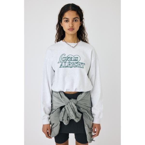 MOUSSY | RHINESTONE NUMBER REMAKE プルオーバー (スウェット