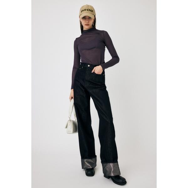 GLITTER DENIM WIDE STRAIGHT | マウジー(MOUSSY) | マルイウェブチャネル GLITTER DENIM WIDE STRAIGHT | マウジー(MOUSSY) | マルイウェブチャネル
