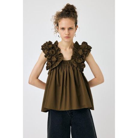 SHOULDER FRILLS トップス | マウジー(MOUSSY) | マルイウェブチャネル