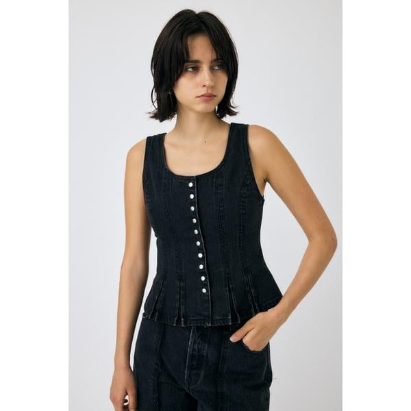 BUTTON UP デニムトップス | マウジー(MOUSSY) | マルイウェブチャネル