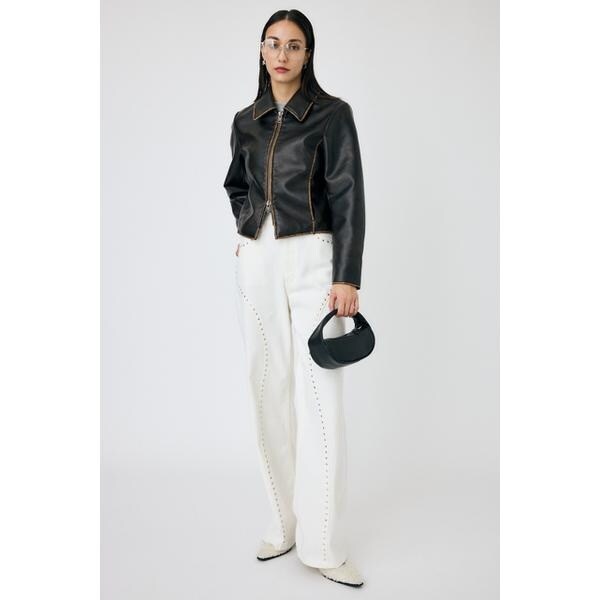 moussy FAUX LEATHER MINIMAL ジャケット moussy｜FAUX LEATHER MINIMAL ジャケット | Rakuten Fashion