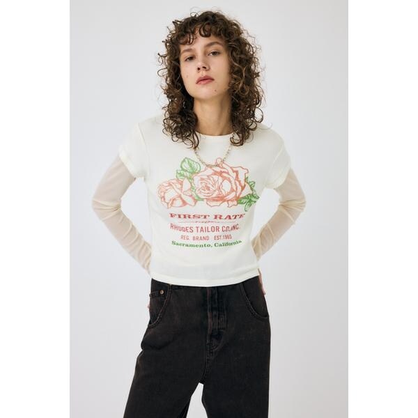 tシャツ VINTAGE LABEL Tシャツ レディース VINTAGE LABEL Tシャツ | マウジー(MOUSSY) | マルイウェブチャネル