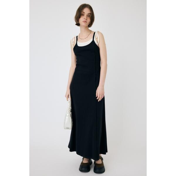 【新品】MOUSSY LAYERED RIB ドレス MOUSSY（マウジー）の「LAYERED RIB ドレス（ワンピース）」 - WEAR