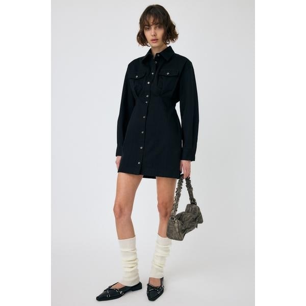 moussy｜STITCH WORK FIT ミニドレス | Rakuten Fashion(楽天