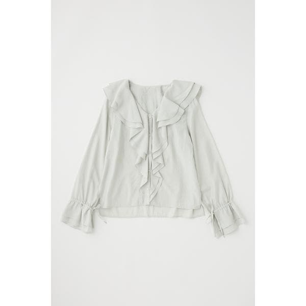 MOUSSY マウジー EYELET CAPSLEEVE ブラウス ホワイト EYELET CAPSLEEVE ブラウス | マウジー(MOUSSY) | マルイウェブ