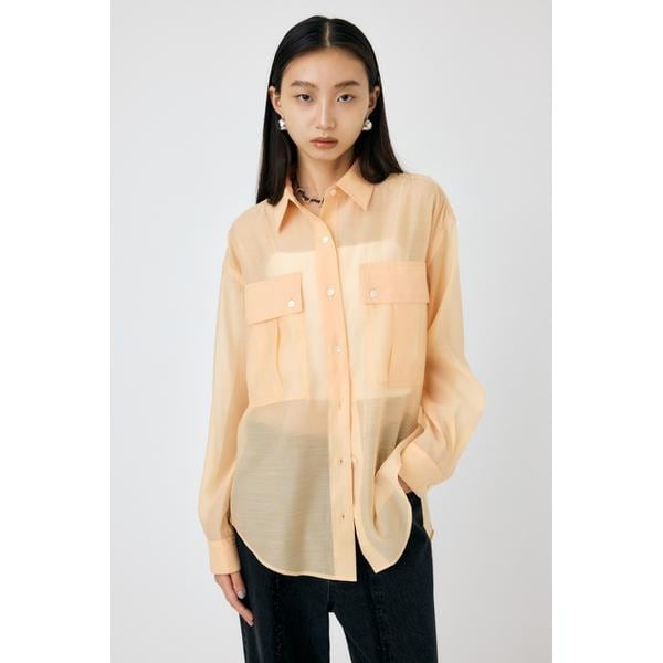 moussy EYELET CAPSLEEVE ブラウス EYELET CAPSLEEVE ブラウス｜マウジーの通販｜&mall（アンド