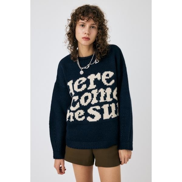 KNITTED WORDS セーター moussy 【公式通販】