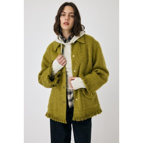 BIG COLLAR TWEED ジャケット | マウジー(MOUSSY) | マルイ