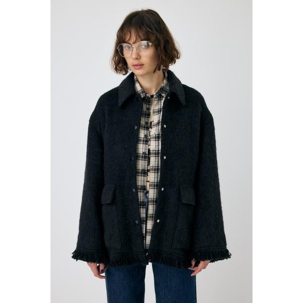 MOUSSY MIX シャツジャケット 試着のみ ウェブストア限定カラー】MIX シャツジャケット | マウジー